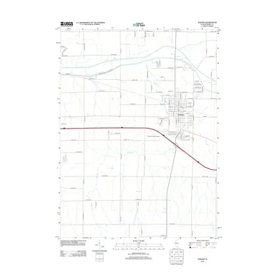 2012 Map of Geneseo, 2012 Print
