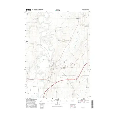 2016 Map of Geneseo, 2016 Print