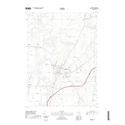 2019 Map of Geneseo, 2019 Print