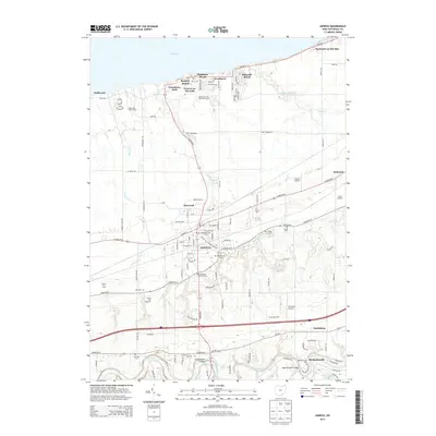 2013 Map of Geneva, 2013 Print