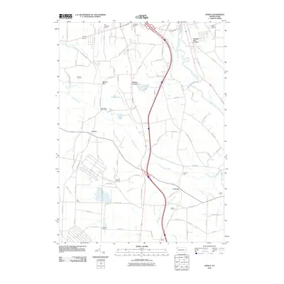 2010 Map of Geneva, 2010 Print