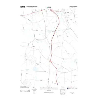 2013 Map of Geneva, 2013 Print