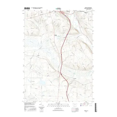 2016 Map of Geneva, 2016 Print