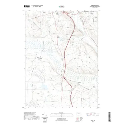 2019 Map of Geneva, 2019 Print