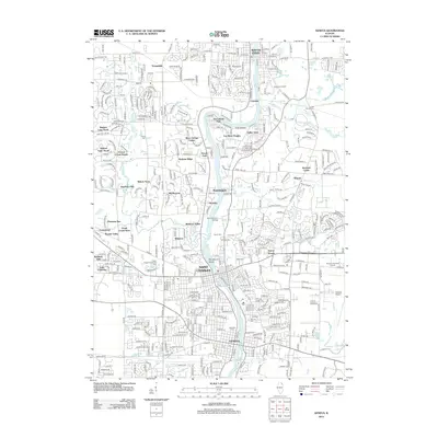 2012 Map of Geneva, 2012 Print
