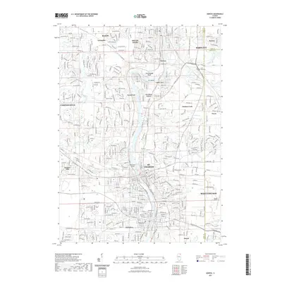 2021 Map of Geneva, 2021 Print