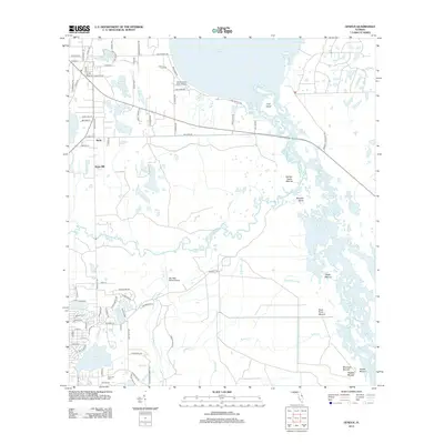2012 Map of Geneva, 2012 Print