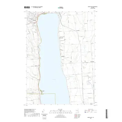 2019 Map of Geneva South, 2019 Print