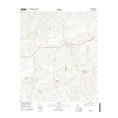 2014 Map of Geneva, 2014 Print