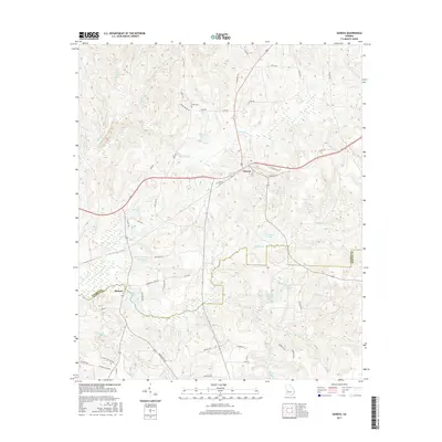 2017 Map of Geneva, 2017 Print