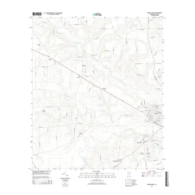 2014 Map of Geneva West, 2014 Print