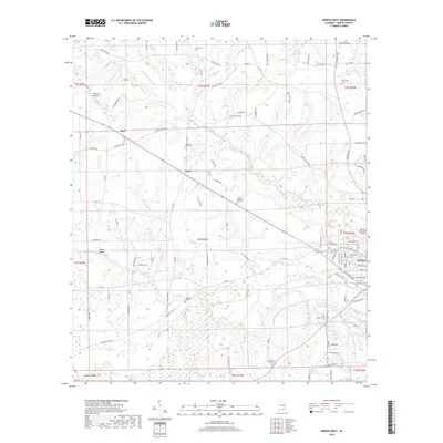 2018 Map of Geneva West, 2018 Print