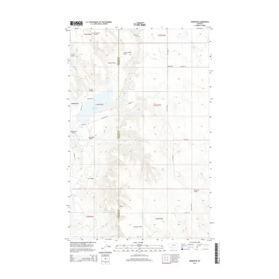 2014 Map of Genevieve, 2014 Print