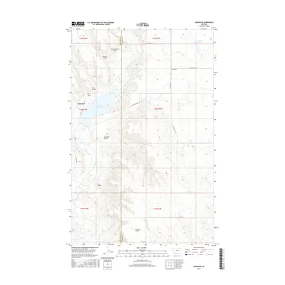 2017 Map of Genevieve, 2017 Print