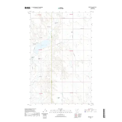 2020 Map of Genevieve, 2020 Print