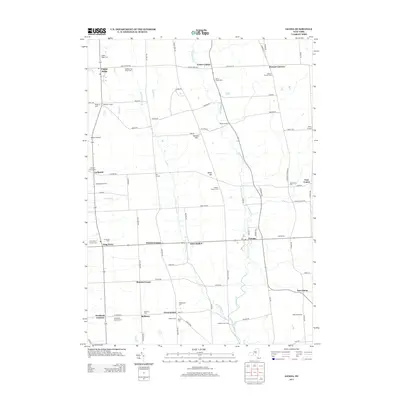2013 Map of Genoa, 2013 Print