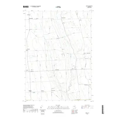 2019 Map of Genoa, 2019 Print