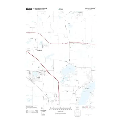 2013 Map of Genoa City, 2013 Print