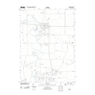 2012 Map of Genoa, 2012 Print