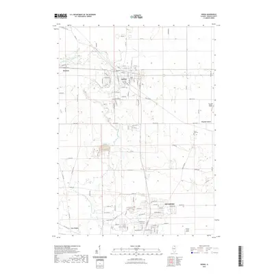 2021 Map of Genoa, 2021 Print