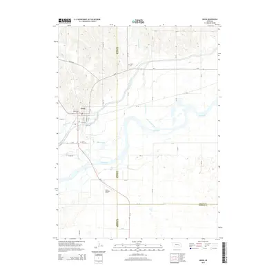 2014 Map of Genoa, 2014 Print