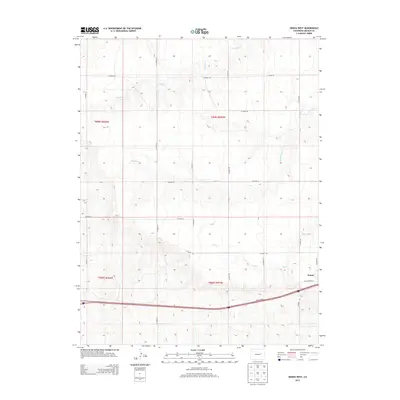 2013 Map of Genoa West, 2013 Print