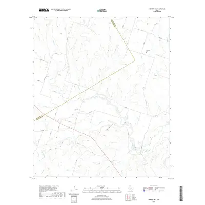 2019 Map of Gentrys Mill, 2019 Print