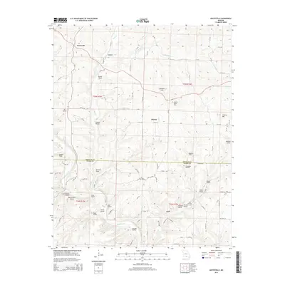 2015 Map of Gentryville, 2015 Print