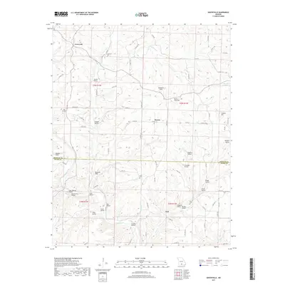 2017 Map of Gentryville, 2017 Print