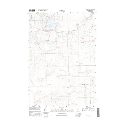 2015 Map of George Lake, 2015 Print