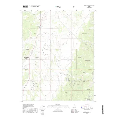 2020 Map of George Mountain, 2020 Print