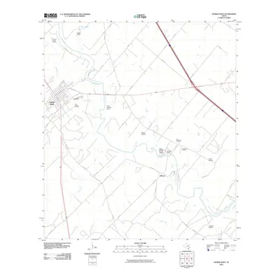 2010 Map of George West, 2010 Print