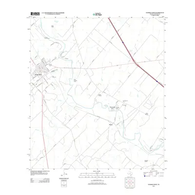 2013 Map of George West, 2013 Print