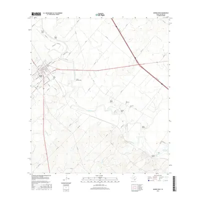 2016 Map of George West, 2016 Print