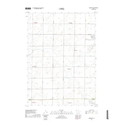 2018 Map of George West, 2018 Print