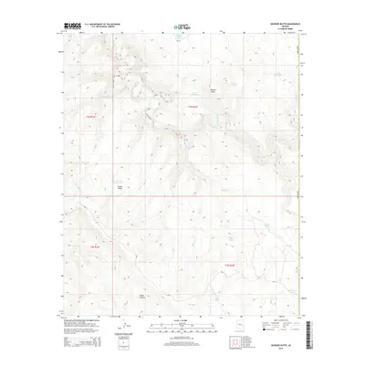 2014 Map of Georges Butte, 2014 Print
