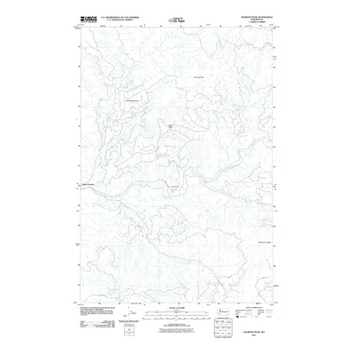 2011 Map of Georges Peak, 2011 Print