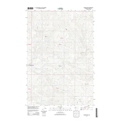 2013 Map of Georges Peak, 2013 Print
