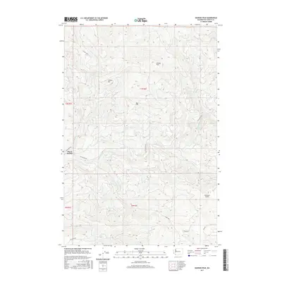2017 Map of Georges Peak, 2017 Print
