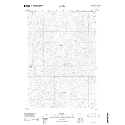 2020 Map of Georges Peak, 2020 Print