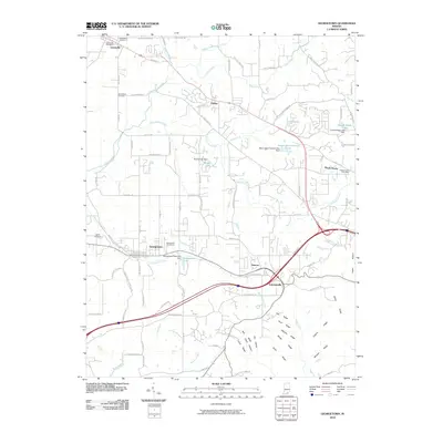2010 Map of Georgetown, 2010 Print