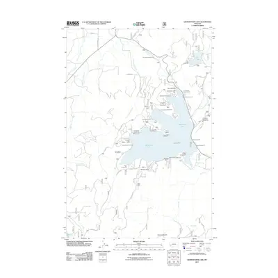 2011 Map of Georgetown Lake, 2011 Print