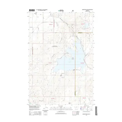 2014 Map of Georgetown Lake, 2014 Print