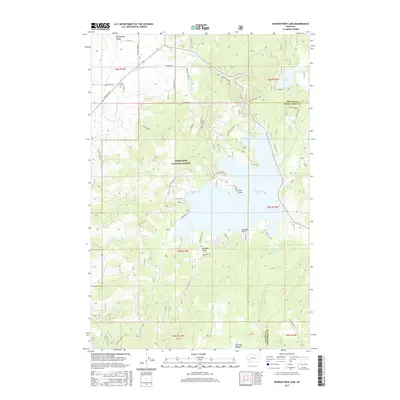 2017 Map of Georgetown Lake, 2017 Print