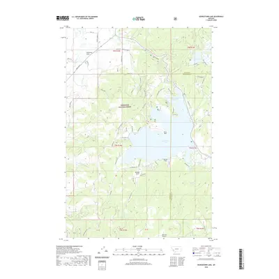 2020 Map of Georgetown Lake, 2020 Print
