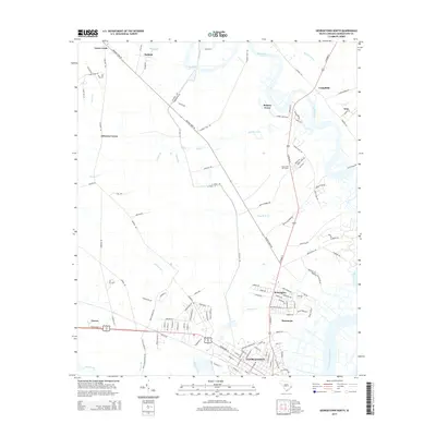 2014 Map of Georgetown North, 2014 Print