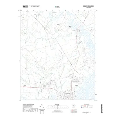 2020 Map of Georgetown North, 2020 Print