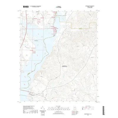 2020 Map of Georgetown, 2020 Print