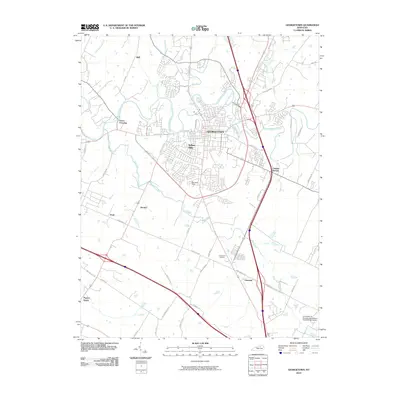 2010 Map of Georgetown, 2010 Print