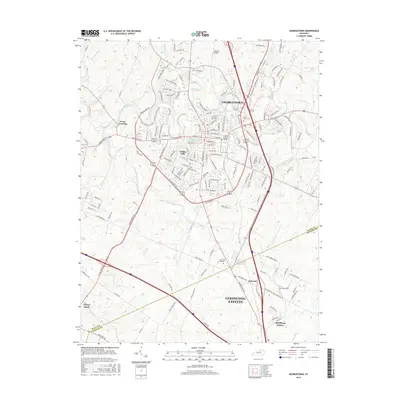 2016 Map of Georgetown, 2016 Print